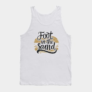 Foot in the sand Tank Top